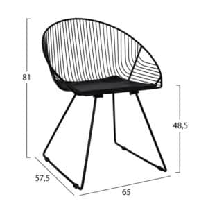 5x81 εκ. HM5466.01 ΣΕ ΜΑΥΡΟ ΧΡΩΜΑ