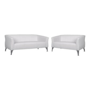 ΣΕΤ ΣΑΛΟΝΙΟΥ 2ΤΜΧ KIANA ΜΕ ΛΕΥΚΟ PU HM11285.02