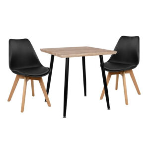 ΣΕΤ ΤΡΑΠΕΖΑΡΙΑΣ 3ΤΜΧ HM10352.01 ΤΡΑΠΕΖΙ & ΚΑΡΕΚΛΕΣ VEGAS 70x70x76