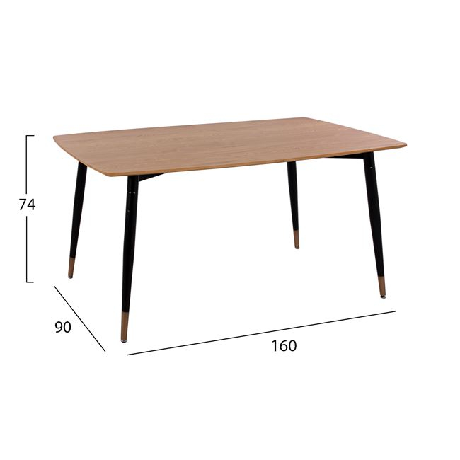 ΣΕΤ ΤΡΑΠΕΖΑΡΙΑΣ HM11180 5ΤΜΧ ΤΡΑΠΕΖΙ ΜΕ ΦΥΣΙΚΗ ΕΠΙΦΑΝΕΙΑ ΚΑΡΕΚΛΕΣ ΜΕ ΜΠΛΕ ΒΕΛΟΥΔΟ 1