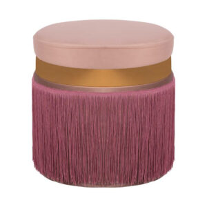 ΣΚΑΜΠΟ CALI HM8496.02 ΑΠΟ ΒΕΛΟΥΔΟ ΣΕ ΑΠΟΧΡΩΣΗ ΣΑΠΙΟΥ ΜΗΛΟΥ ΜΕ ΧΡΥΣΟ ΔΑΧΤΥΛΙΔΙ Φ40x40 cm