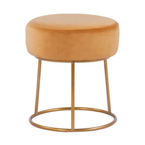 ΣΚΑΜΠΟ KARLO HM8411.09 ΑΠΟ ΧΡΥΣΟ ΒΕΛΟΥΔΟ ΜΕ ΧΡΥΣΗ ΒΑΣΗ Φ35x39Υ εκ.