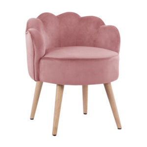 ΣΚΑΜΠΟ ΜΕ ΠΛΑΤΗ ELISE HM8628.02 ΑΠΟ ΒΕΛΟΥΔΟ ΣΑΠΙΟ ΜΗΛΟ 55x52x60Υ εκ.