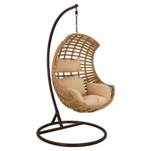 ΚΡΕΜΑΣΤΗ ΠΟΛΥΘΡΟΝΑ ΦΩΛΙΑ ΦΥΣΙΚΟ - ΜΠΕΖ ΜΕ ΜΑΞΙΛΑΡΙ HM5753.01 Φ105x195 εκ.