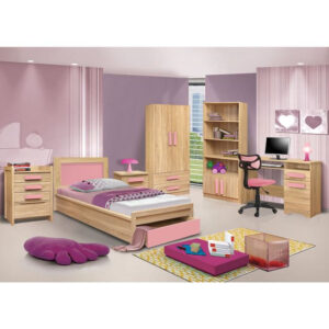 ΓΡΑΦΕΙΟ PLAYROOM SONAMA ΡΟΖ ΧΕΡΟΥΛΙ HM11154 110X55X76.5 6