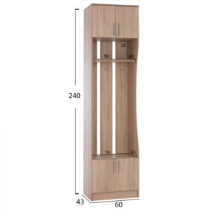 ΕΠΙΠΛΟ ΕΙΣΟΔΟΥ ΣΥΝΘΕΤΟ SONAMA OAK HM2423 60X43X240Yεκ 1