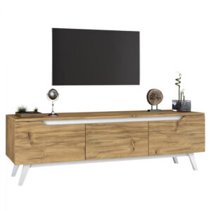 ΕΠΙΠΛΟ ΤΗΛΕΟΡΑΣΗΣ KIMIA ΚΑΡΥΔΙ-ΛΕΥΚΟ HM8902.01 180Χ35Χ48.6 εκ.