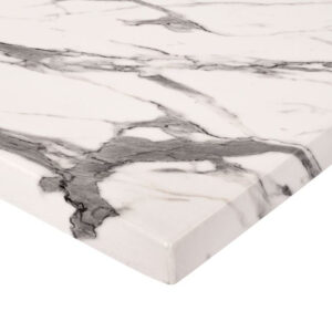 ΕΠΙΦΑΝΕΙΑ ΤΡΑΠΕΖΙΟΥ WERZALIT 120Χ80 MARBLE WHITE GREY 5657 HM5630.11 2