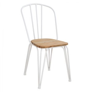 ΚΑΡΕΚΛΑ ΜΕΤΑΛΛΙΚΗ ΜΕ ΞΥΛΙΝΟ ΚΑΘΙΣΜΑ 45x46