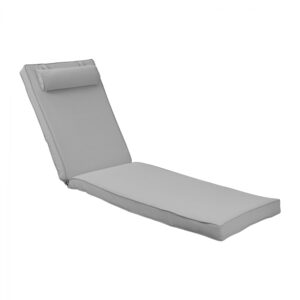 ΜΑΞΙΛΑΡΙ ΞΑΠΛΩΣΤΡΑΣ POLYESTER CHIOS ΓΚΡΙ HM11236.10P 196(117+1+78)x58x8 εκ