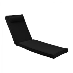 ΜΑΞΙΛΑΡΙ ΞΑΠΛΩΣΤΡΑΣ TEXTILENE SIFNOS ΜΑΥΡΟ HM11236.05T 196(117+1+78)x58x8 εκ.