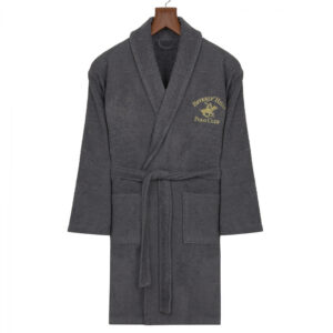 ΜΠΟΥΡΝΟΥΖΙ ΜΕ ΓΙΑΚΑ L / XL ΑΠΟ 100% ΒΑΜΒΑΚΙ HM12082 ΑΝΘΡΑΚΙ 355BHP1723 - L/XL