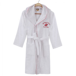 ΜΠΟΥΡΝΟΥΖΙ ΜΕ ΚΟΥΚΟΥΛΑ S / M ΑΠΟ 98% ΒΑΜΒΑΚΙ HM12105 ΛΕΥΚΟ ΜΕ ΚΟΚΚΙΝΕΣ & ΜΠΛΕ ΡΙΓΕΣ 355BHP1702 - S/M