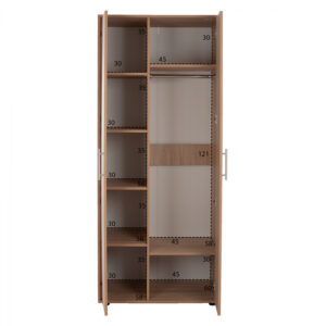 ΝΤΟΥΛΑΠΑ ΔΙΦΥΛΛΗ SONAMA OAK HM2419 80X60Χ187Υεκ 2