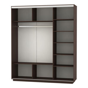 ΝΤΟΥΛΑΠΑ ΣΥΡΟΜΕΝΗ 3ΦΥΛΛΗ AMELIA HM2305.02 WENGE 180X60X220εκ 2