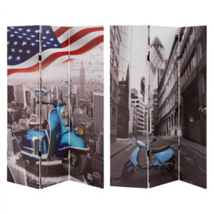 ΠΑΡΑΒΑΝ ΤΡΙΦΥΛΛΟ ΔΥΟ ΟΨΕΩΝ ΣΕ ΚΑΜΒΑ HM7152.06 MOTORBIKE USA 180X121X2