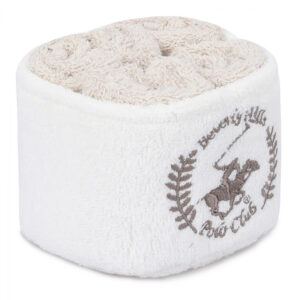 ΠΕΤΣΕΤΕΣ ΛΑΒΕΤΑ 4ΤΜΧ BEVERLY HILLS POLO CLUB HM12124.03 ΜΠΕΖ ΛΕΥΚΟ 30x30 εκ. 355BHP0241