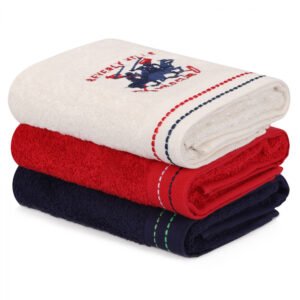 ΠΕΤΣΕΤΕΣ ΠΡΟΣΩΠΟΥ 3ΤΜΧ BEVERLY HILLS POLO CLUB HM12098 ΛΕΥΚΟ ΚΟΚΚΙΝΟ ΜΠΛΕ 50x90 εκ. 355BHP2348