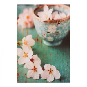 ΠΙΝΑΚΑΣ ΚΑΜΒΑΣ WHITE FLOWER HM7154.13 60X90X2.5 εκ.