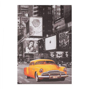 ΠΙΝΑΚΑΣ ΚΑΜΒΑΣ YELLOW CAR HM7154.07 60X90X2.5 εκ.