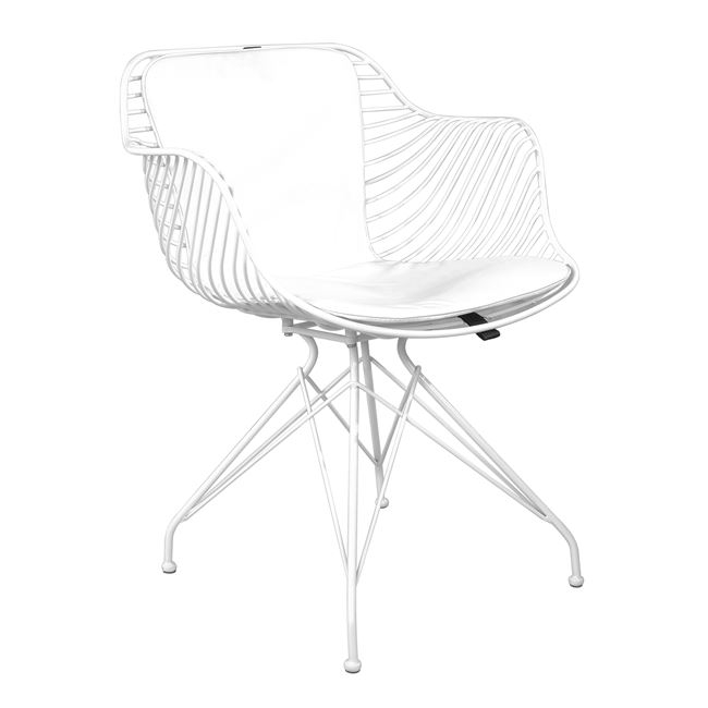 ΠΟΛΥΘΡΟΝΑΚΙ AUSTIN ΜΕΤΑΛΛΙΚΟ ΛΕΥΚΗ ΜΕ PU ΛΕΥΚΟ ΜΑΞΙΛΑΡΙ HM8564.02 65