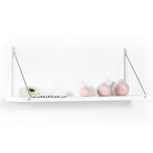 ΡΑΦΙ ΤΟΙΧΟΥ AGILAN ΜΕΛΑΜΙΝΗΣ HM9183.02 ΛΕΥΚΟ ΧΡΩΜΙΟΥ 72x20x27Y εκ.