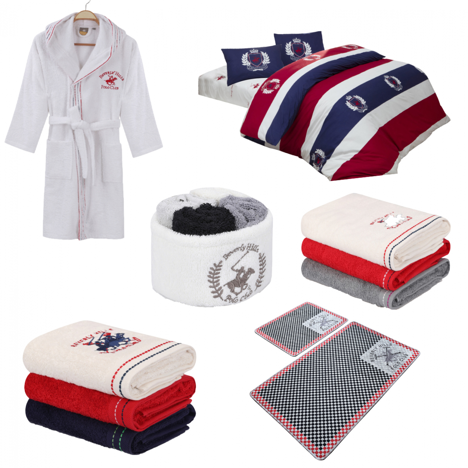 ΣΕΤ ΛΕΥΚΩΝ ΕΙΔΩΝ 6 ΤΕΜΑΧΙΩΝ BEVERLY HILLS POLO CLUB HM11552