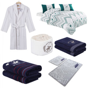 ΣΕΤ ΛΕΥΚΩΝ ΕΙΔΩΝ 6 ΤΕΜΑΧΙΩΝ BEVERLY HILLS POLO CLUB HM11554