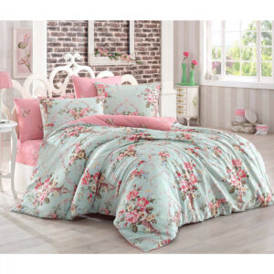 ΣΕΤ ΠΑΠΛΩΜΑΤΟΘΗΚΗ 3ΤΜΧ ΥΠΕΡΔΙΠΛΗ HM12049 ΡΟΖ ΓΑΛΑΖΙΟ 200x220 εκ. 143EPJ4268