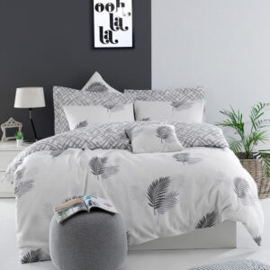 ΣΕΤ ΠΑΠΛΩΜΑΤΟΘΗΚΗ 3ΤΜΧ ΥΠΕΡΔΙΠΛΗ HM12056 ΛΕΥΚΟ ΓΚΡΙ 200x220 εκ. 143EPJ4809