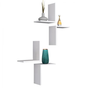 ΣΕΤ ΡΑΦΙΑ ΤΟΙΧΟΥ 4ΤΜΧ ΜΕΛΑΜΙΝΗΣ HM9110.01 ΛΕΥΚΟ 30x19