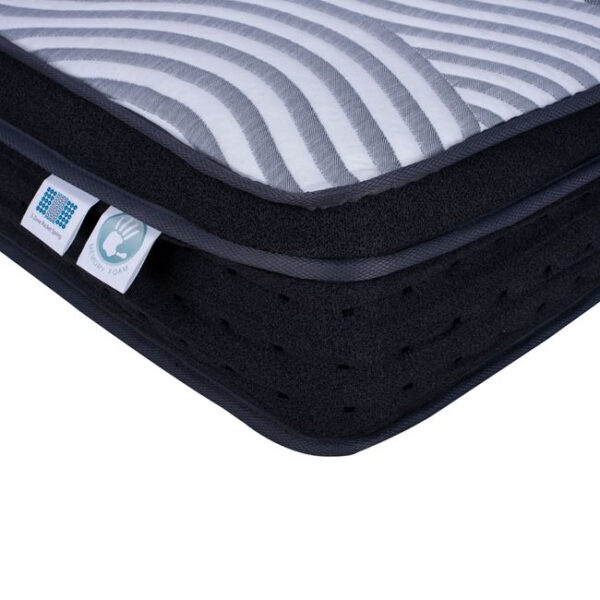 ΣΤΡΩΜΑ POCKET SPRING ΑΝΩΣΤΡΩΜΑ MEMORY FOAM 150X200 HM370.05 ΜΟΝΗ ΟΨΗ (ROLL PACKING)