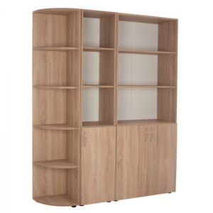 ΣΕΤ ΒΙΒΛΙΟΘΗΚΗΣ ΓΡΑΦΕΙΟΥ DEVON 3 ΤΜΧ SONAMA HM11604 140x37x182 εκ.