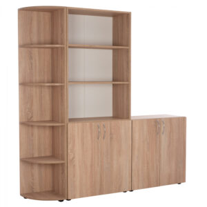 ΣΕΤ ΒΙΒΛΙΟΘΗΚΗΣ ΓΡΑΦΕΙΟΥ DEVON 3 ΤΜΧ SONAMA HM11605 176x37x182 εκ.