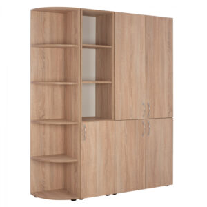 ΣΕΤ ΒΙΒΛΙΟΘΗΚΗΣ ΓΡΑΦΕΙΟΥ DEVON 3 ΤΜΧ SONAMA HM11608 140x37x182 εκ.