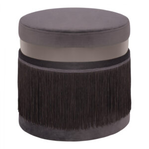 ΣΚΑΜΠΟ CALI HM8496.01 ΑΠΟ ΓΚΡΙ ΒΕΛΟΥΔΟ ΚΑΙ ΚΡΟΣΙΑ ΜΕ ΑΣΗΜΙ ΔΑΧΤΥΛΙΔΙ Φ40Χ40 ΕΚ