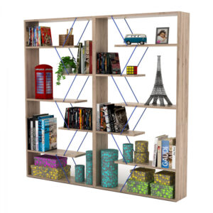 ΣΕΤ 2ΤΜΧ ΒΙΒΛΙΟΘΗΚΕΣ TARS ΣΕ ΧΡΩΜΑ SONAMA-ΜΠΛΕ HM11301.05 168x24x157 εκ.