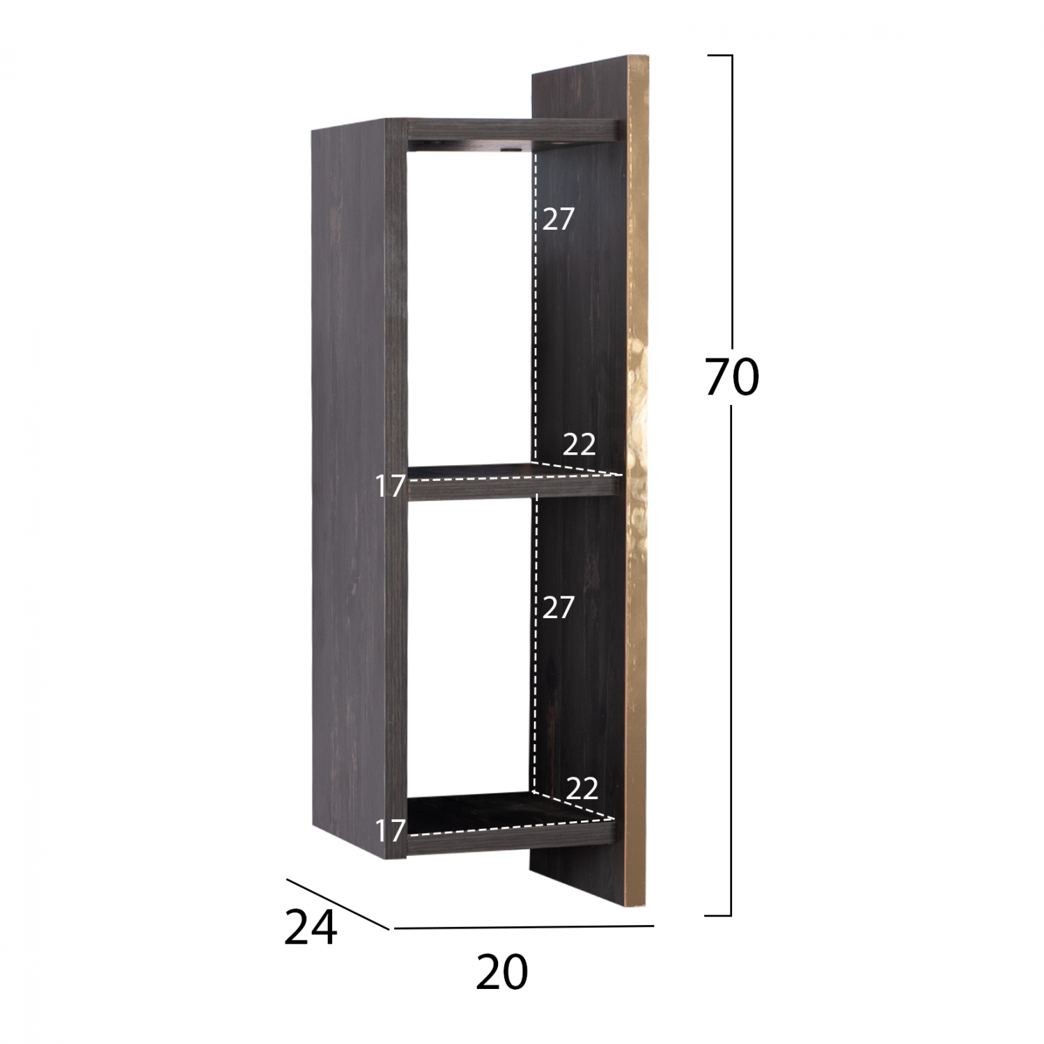 ΣΕΤ ΣΑΛΟΝΙΟΥ 3ΤΜΧ HM11662 ΜΑΥΡΟ ΜΕ ΕΦΕ ΜΑΡΜΑΡΟΥ - Image 4