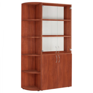 ΣΕΤ ΒΙΒΛΙΟΘΗΚΗΣ ΓΡΑΦΕΙΟΥ DEVON 2 ΤΜΧ APPLE WOOD HM11600.04 105x37x182 εκ.