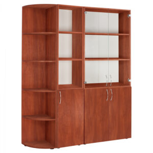 ΣΕΤ ΒΙΒΛΙΟΘΗΚΗΣ ΓΡΑΦΕΙΟΥ DEVON 3 ΤΜΧ APPLE WOOD HM11601.04 140x37x182 εκ.