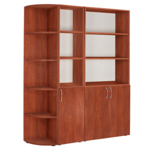 ΣΕΤ ΒΙΒΛΙΟΘΗΚΗΣ ΓΡΑΦΕΙΟΥ DEVON 3 ΤΜΧ APPLE WOOD HM11604.04 140x37x182 εκ.