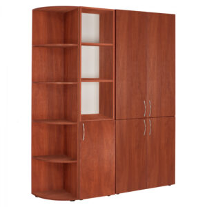 ΣΕΤ ΒΙΒΛΙΟΘΗΚΗΣ ΓΡΑΦΕΙΟΥ DEVON 3 ΤΜΧ APPLE WOOD HM11608.04 140x37x182 εκ.