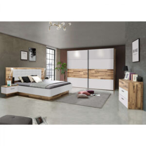 ΣΕΤ ΚΡΕΒΑΤΟΚΑΜΑΡΑΣ SEREN HM8807 ΜΕ ΕΝΣΩΜΑΤΩΜΕΝΑ ΚΟΜΟΔΙΝΑ ΓΙΑ ΣΤΡΩΜΑ 160Χ200 εκ.