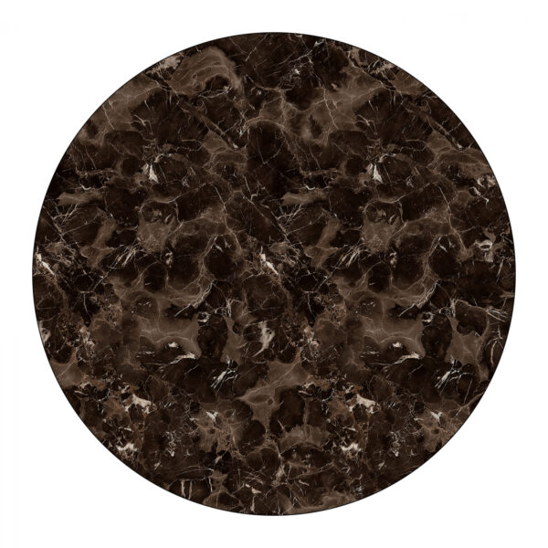 ΕΠΙΦΑΝΕΙΑ ΤΡΑΠΕΖΙΟΥ HPL HM5841.14 BROWN MARBLE Φ60 εκ. ΠΑΧΟΥΣ 12mm.