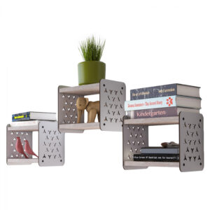 ΣΕΤ 3 ΡΑΦΙΑ ΤΟΙΧΟΥ-ΔΑΠΕΔΟΥ HM9254.03 SONAMA ΜΑΥΡΟ 26x18x22.5Υεκ.