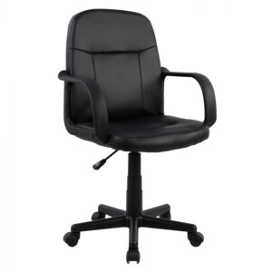 ΚΑΡΕΚΛΑ ΓΡΑΦΕΙΟΥ GRANE HM1005 ΜΕ ΜΠΡΑΤΣΑ ΜΑΥΡO PU 56