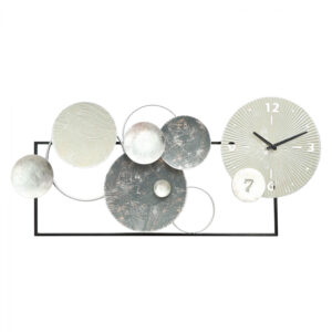 ΡΟΛΟΙ ΤΟΙΧΟΥ ΜΕΤΑΛΛΙΚΟ HM7558 ΑΣΗΜΙ ΕΚΡΟΥ ΜΑΥΡΟ 92.7x5.1x42.5Υεκ.