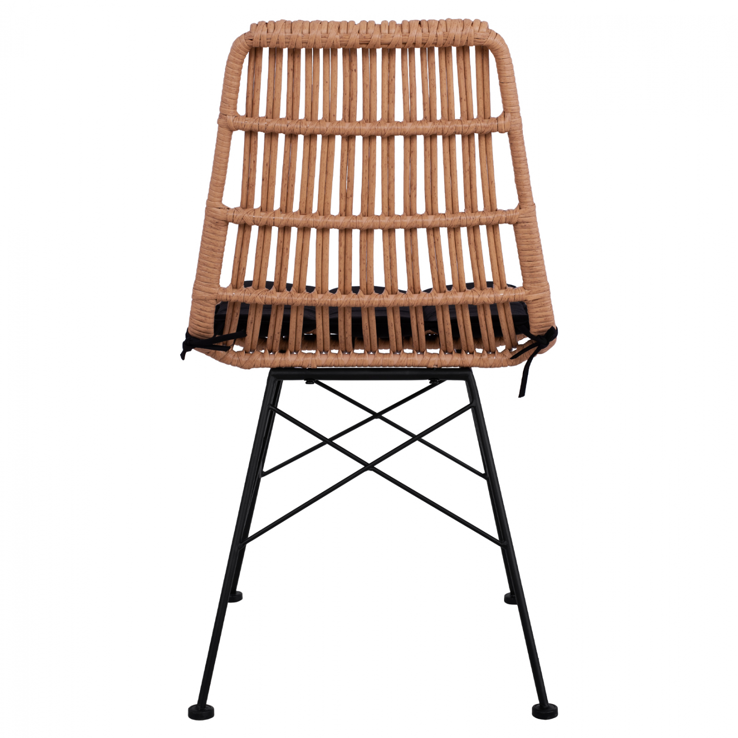 ΚΑΡΕΚΛΑ ΜΕΤΑΛΛΙΚΗ ΜΕ ΜΑΞΙΛΑΡΙ ALLEGRA HM5451 ΜΕ WICKER ΜΠΕΖ 47x58x84,5Υ εκ. - Image 6