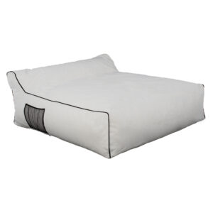 ΠΟΥΦ ΚΡΕΒΑΤΙ 2ΑΤΟΜΩΝ TEXTILENE 2X1 ΛΕΥΚΟ ΜΑΥΡΟ ΡΕΛΙ HM5773.01 140x140x60 Β ΔΙΑΛΟΓΗΣ