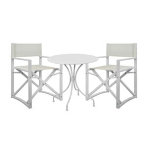 ΣΕΤ 3ΤΜΧ ΤΡΑΠΕΖΙ AMORE & ΠΟΛΥΘΡΟΝΕΣ ΑΛΟΥΜΙΝΙΟΥ HM10276